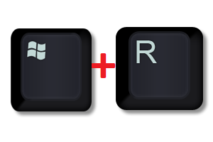 Фото Как узнать свой ip адрес компьютера с помощью cmd и ipconfig на windows 10 - нажать сочетание клавиш Win+R